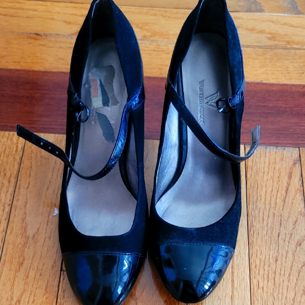 Women's Black Patent Leather Heels